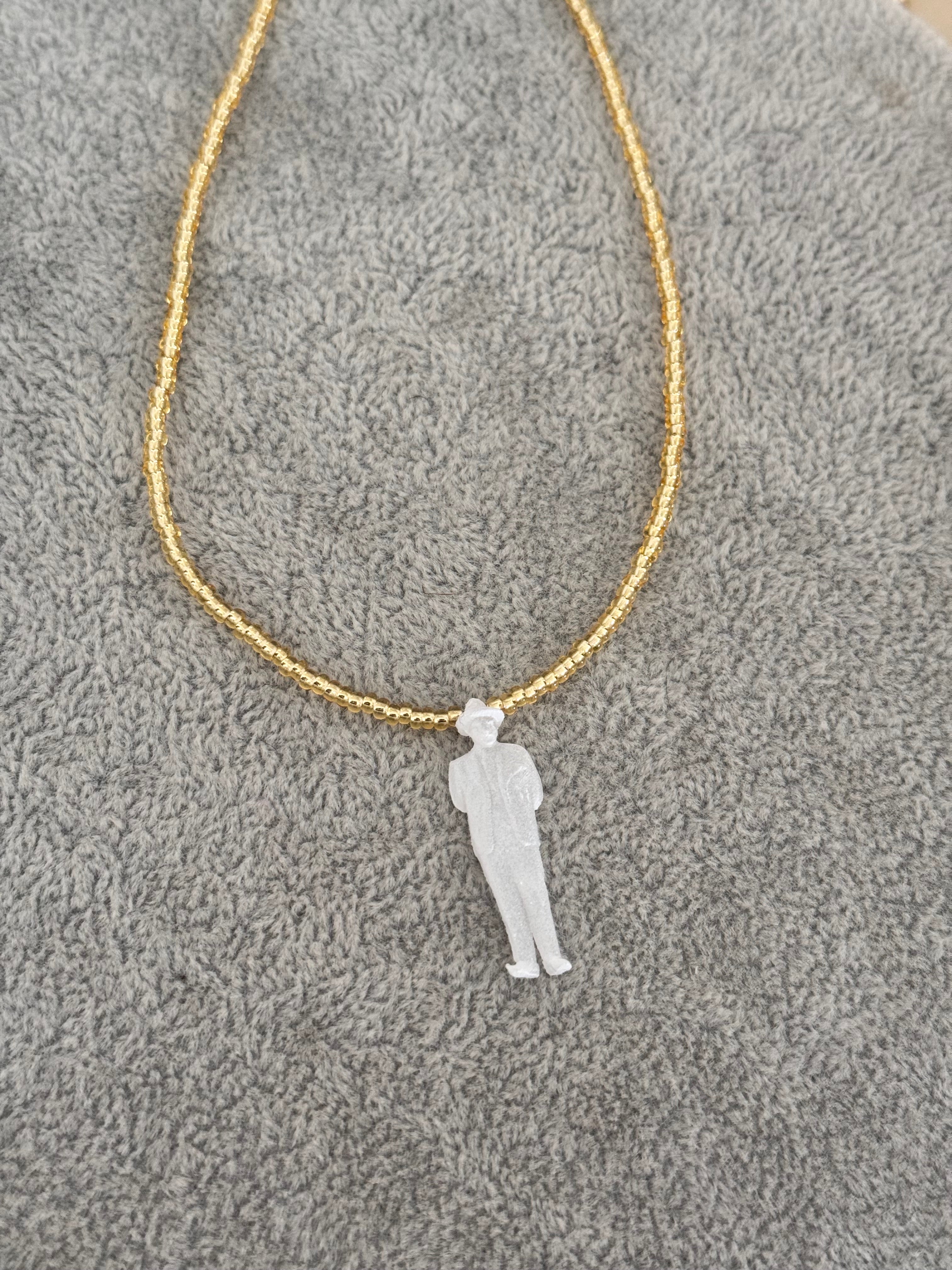 Collar de mostacillas Dr. José Gregorio Hernández