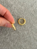 Argollas con brillantes