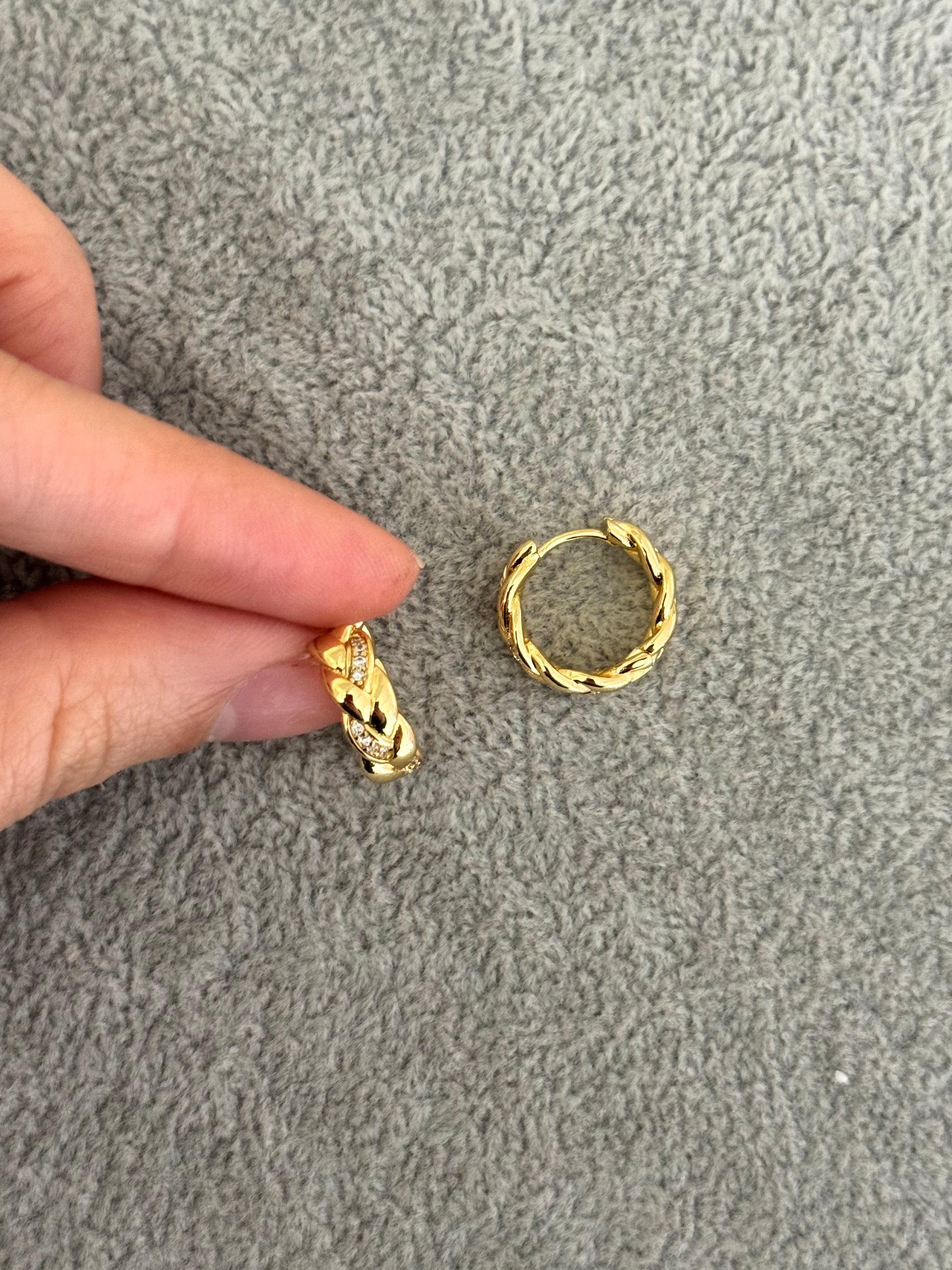 Argollas trenzadas