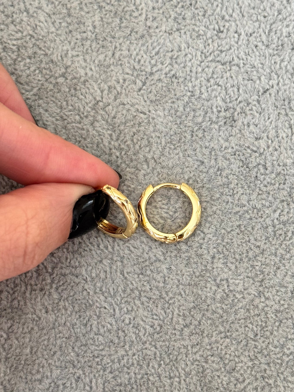 Argollas con cristal