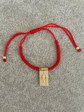 Pulsera hilo rojo virgen de Guadalupe
