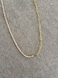 Collar de Cristales y eslabones