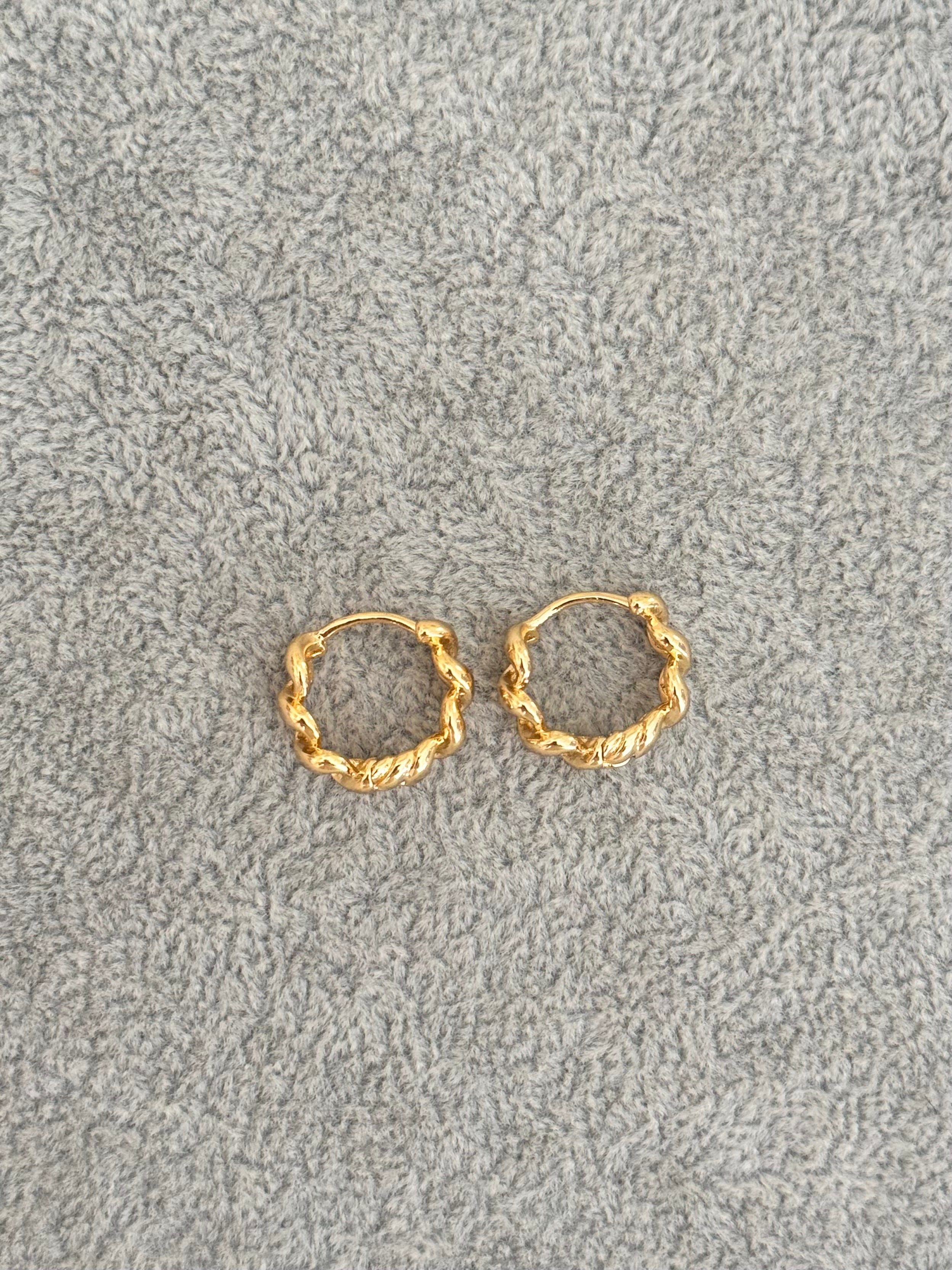 Argollas Entorchadas con cristales