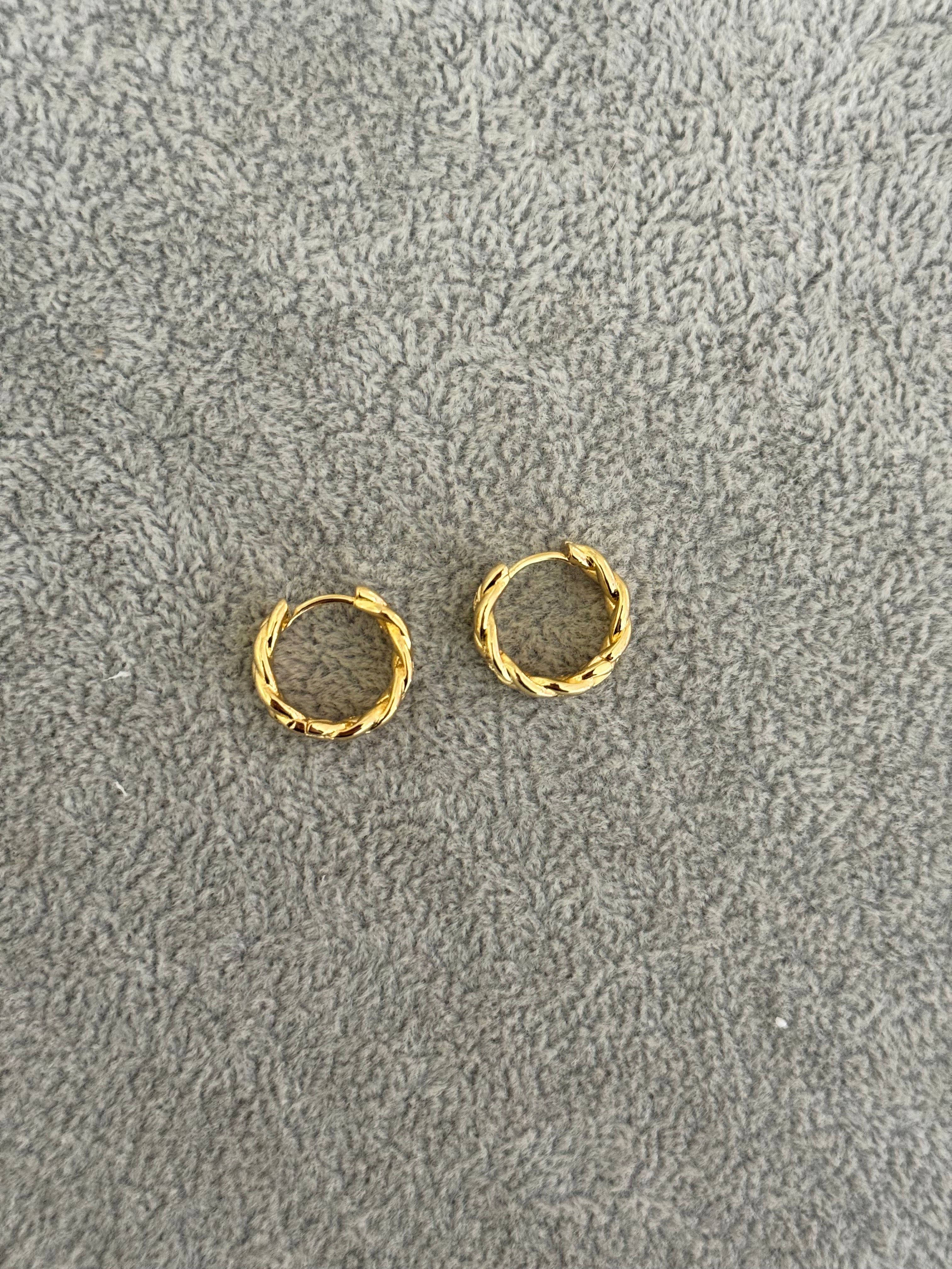 Argollas trenzadas