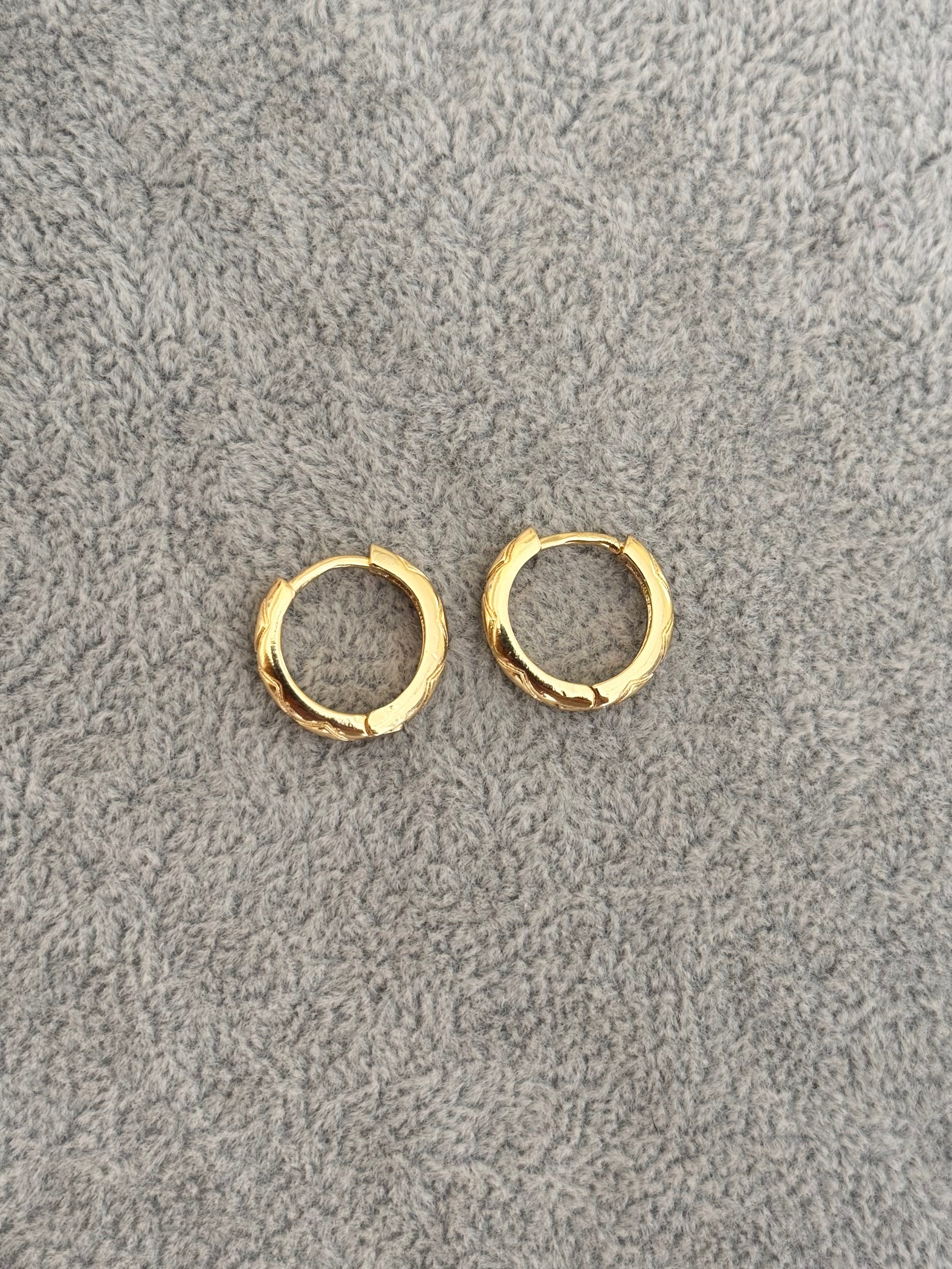 Argollas con cristal