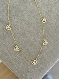 Collar corazones