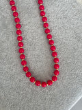 Collar de Pepas rojas