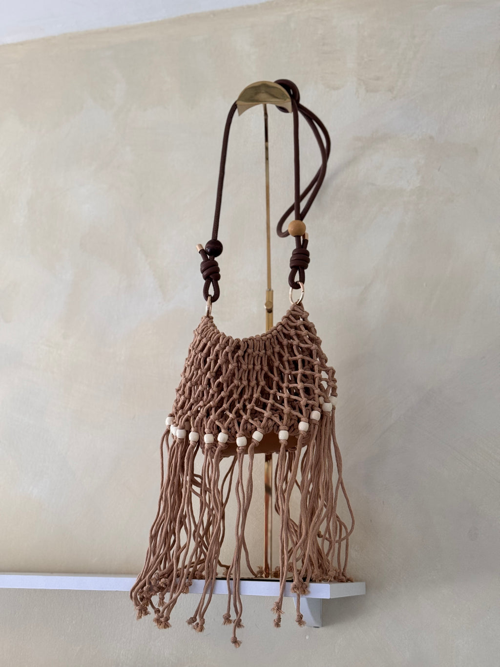 Bolso bandolero tejido