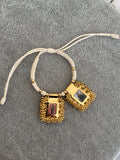 Pulsera Escapulario Bordado